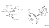 Diagram for 2016 Nissan Sentra Brake Booster Vacuum Hose - 47474-3SH1B