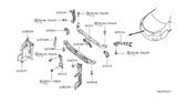 Diagram for Nissan Versa Radiator Support - F25A2-EL0MA