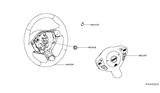 Diagram for 2018 Nissan Sentra Steering Wheel - 48430-9AR0A