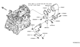 Diagram for Nissan Altima Catalytic Converter Gasket - 14445-BV80A