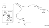 Diagram for 2013 Nissan Sentra Parking Brake Cable - 36531-3SH0A