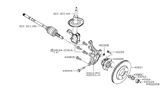 Diagram for Nissan NV Wheel Hub - 40202-3SH0A