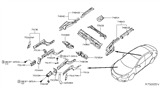 Diagram for 2017 Nissan Sentra Rear Crossmember - G5650-3SGAA