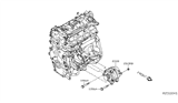 Diagram for 2017 Nissan Sentra Alternator - 23100-4FU0A