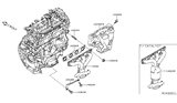 Diagram for 2017 Nissan Sentra Exhaust Heat Shield - 16590-3SR0A