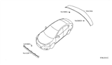 Diagram for Nissan Spoiler - 96010-3SH0A