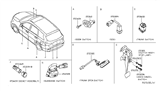 Diagram for 2020 Nissan Pathfinder Brake Light Switch - 25320-AX11A