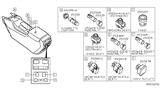 Diagram for 2018 Nissan Pathfinder Cigarette Lighter - 25331-3JA0B