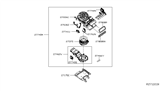 Diagram for 2017 Nissan Pathfinder Blower Motor - 27413-9PM0A