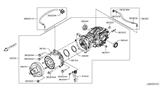 Diagram for 2018 Nissan Pathfinder Wheel Seal - 38342-3JA0A