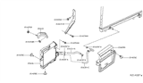 Diagram for 2016 Nissan Pathfinder Transmission Oil Cooler - 21606-3KA2B