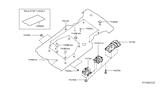 Diagram for 2013 Nissan Pathfinder Exhaust Heat Shield - 74753-3JA0A