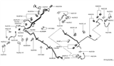 Diagram for 2015 Nissan Pathfinder Brake Line - 46210-3JA0E