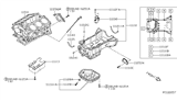 Diagram for Nissan Pathfinder Oil Pan Baffle - 11113-6KA0A