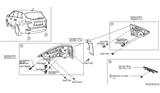 Diagram for 2018 Nissan Maxima Headlight Bulb - 26261-9B90A