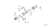 Diagram for 2020 Nissan Pathfinder Drive Shaft - 37000-3JA2B