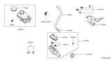 Diagram for Nissan Xterra Brake Fluid Level Sensor - 46048-EA000