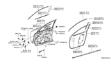 Diagram for Nissan Pathfinder Door Check - 80430-3JA0A