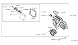 Diagram for 2013 Nissan Pathfinder Blower Motor - 27375-3KA0A