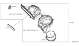 Diagram for 2018 Nissan Pathfinder Blower Motor - 27200-3KA4A