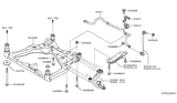 Diagram for Nissan Pathfinder Front Cross-Member - 54400-3JA0C