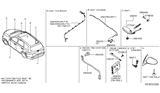 Diagram for 2015 Nissan Pathfinder Antenna - 28208-3JL0A