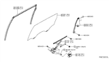 Diagram for 2016 Nissan Pathfinder Window Regulator - 82721-3KA1A