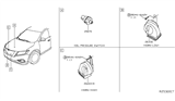 Diagram for 2018 Nissan Pathfinder Horn - 25620-3KA0A