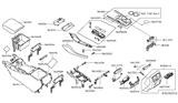 Diagram for 2017 Nissan Pathfinder Armrest - 96920-9PF1A