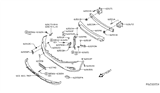 Diagram for Nissan Pathfinder License Plate - 96210-9PF0A