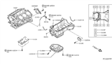 Diagram for 2019 Nissan Pathfinder Dipstick Tube - 11150-6KA0A