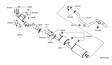 Diagram for 2016 Nissan Pathfinder Muffler - 20100-3JA0A