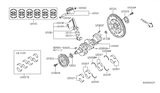 Diagram for 2016 Nissan Pathfinder Crankshaft Gear - 13021-6KA0A