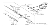 Diagram for 2018 Nissan Pathfinder Wheel Bearing - 39774-3JA1A