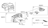 Diagram for 2020 Nissan Pathfinder Back Up Light - 26545-9PF0A