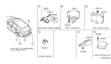 Diagram for 2018 Nissan Pathfinder Body Control Module - 284G4-3KA9A