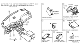 Diagram for 2016 Nissan Pathfinder Body Control Module - 28532-3JA3C