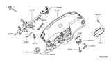 Diagram for 2017 Nissan Pathfinder Air Bag - 98515-3KB7A