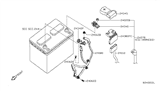 Diagram for 2016 Nissan Pathfinder Battery Cable - 24080-3KA0A