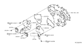 Diagram for Nissan Pathfinder Timing Cover - 13040-6KA0A