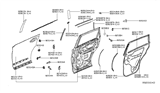 Diagram for 2014 Nissan Sentra Door Hinge - 82400-9AM0A