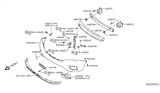 Diagram for 2020 Nissan Pathfinder Bumper - 62022-9CZ0H