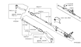 Diagram for 2017 Nissan Pathfinder Rack And Pinion - 49001-3KA0A