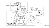 Diagram for 2013 Nissan Pathfinder Power Steering Hose - 49710-3KA0B