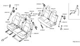 Diagram for 2017 Nissan Pathfinder Seat Belt - 88844-3JA8B