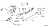 Diagram for 2020 Nissan Pathfinder Door Handle - 80640-1A40A