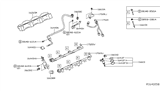 Diagram for Nissan Frontier Fuel Injector O-Ring - 16618-8J00A