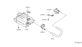 Diagram for Nissan Pathfinder Vapor Canister - 14950-9NF0C