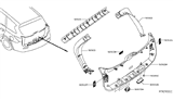 Diagram for Nissan Murano Door Handle - 90940-9PR0A