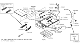 Diagram for 2015 Nissan Quest Sunroof - 91210-1JA2D